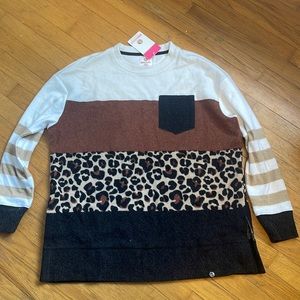 MarleyLilly animal print sweater